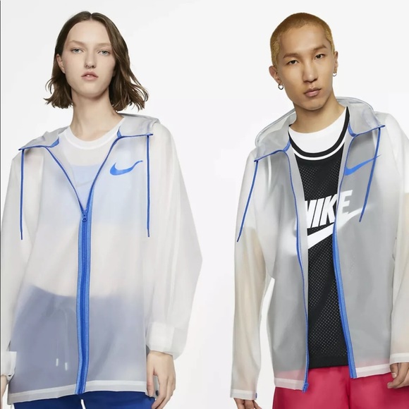 nike windbreaker clear